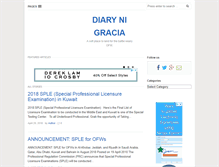 Tablet Screenshot of diarynigracia.com